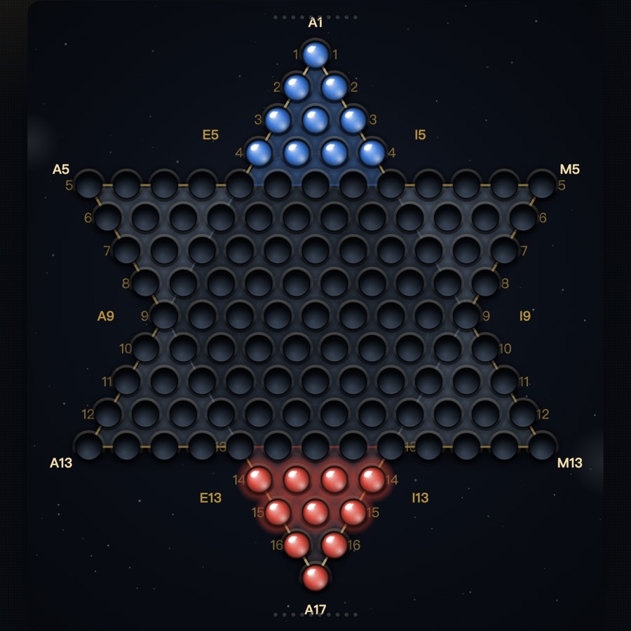 中国跳棋 · Tiaoqi 游戏画面截图